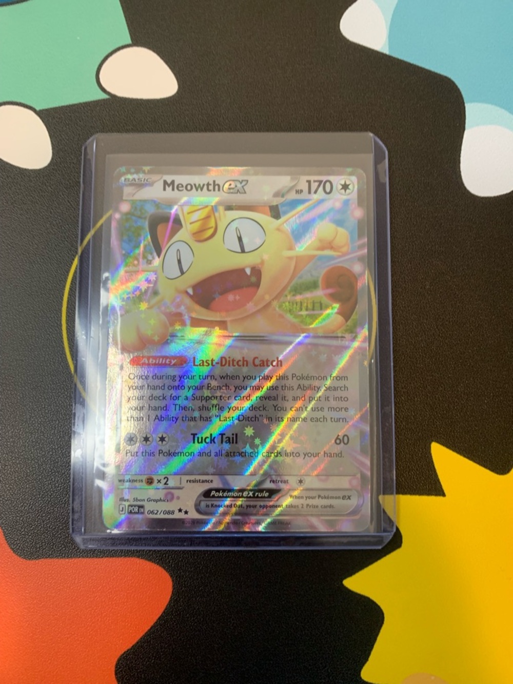Meowth EX Holo TCG Perfect Order